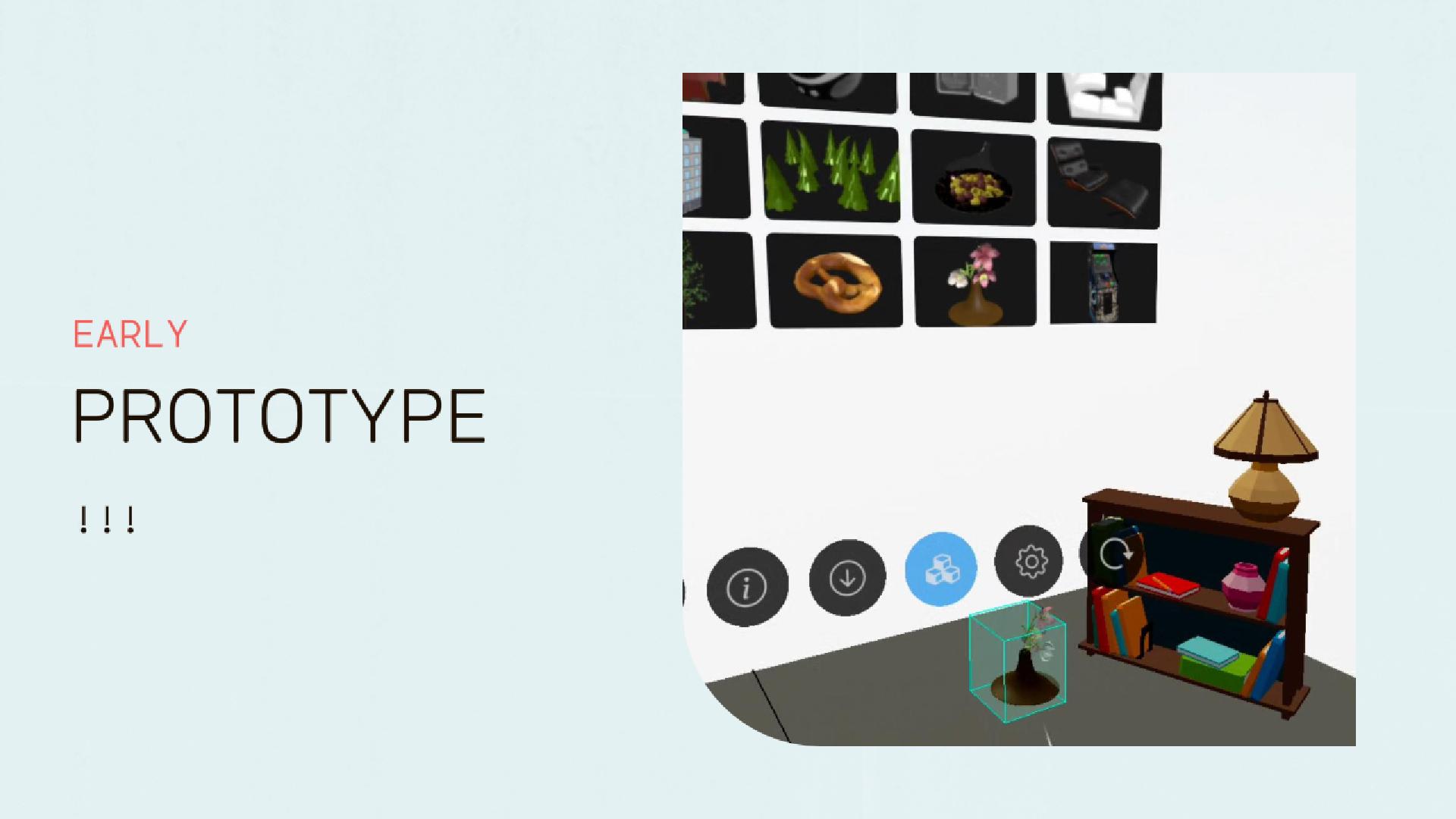 A very early sneak peek into the prototype of LoopSpace, a web platform to create, share and experience immersive 3D worlds.